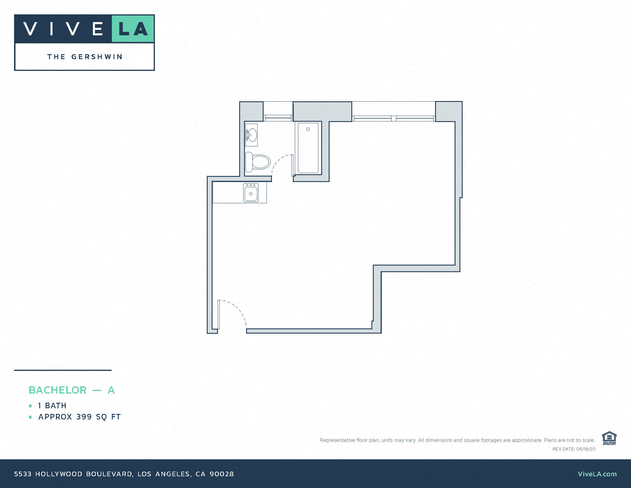 The floor plan for unit 102